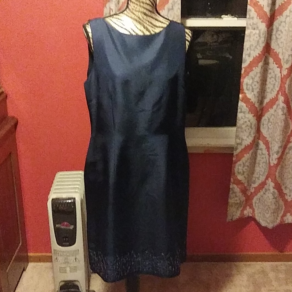 Navy blue sheath